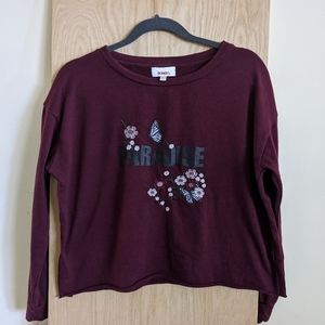 Bongo Crop Top Sweatshirt